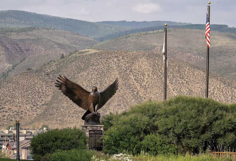 SLI - Victory Eagle` by Kent Ullberg in Beaver Creek, Colorado.